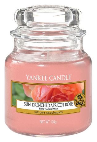 Ароматическая свеча Sun-Drenched Apricot Rose: Свеча 104г