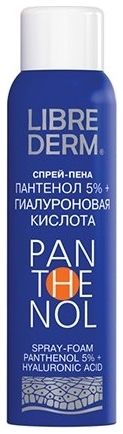 Спрей-пена для лица и тела с гиалуроновой кислотой Пантенол 5% Spray Foam 130г