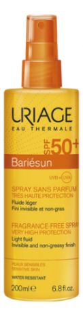 Солнцезащитный спрей для лица и тела без ароматизаторов Bariesun Spray Sans Parfum SPF50 200мл