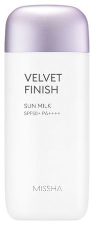 Солнцезащитное молочко для лица Velvet Finish Sun Milk SPF50+ PA++++: Молочко 70мл