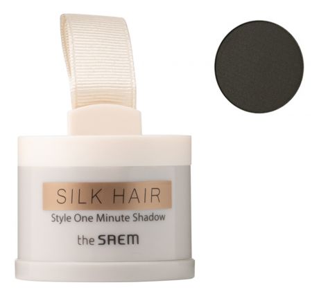 Оттеночное средство для волос Silk Hair Style One Minute Shadow 4г: 01 Natural Black