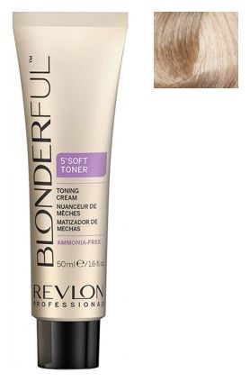 Тонирующий крем для волос без аммиака Blonderful 5'Soft Toner Toning Cream 50мл: No 10.02