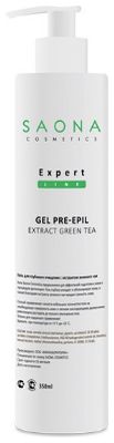 Гель для очищения кожи перед депиляцией с экстрактом зеленого чая Expert Line Gel Pre-Epil Extract Green Tea 350мл: Гель 3...