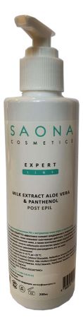 Восстанавливающее молочко после депиляции с экстрактом алоэ вера и пантенолом Expert Line Milk Post-Epil Extract Aloe Vera...