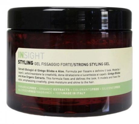 Гель для укладки волос с маслами и травами Strong Styling Gel: Гель 500мл