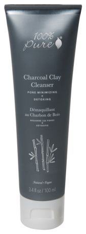 Органическое очищающее средство для лица Charcoal Clay Cleanser 100мл