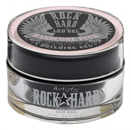 Гель лак для ногтей Rock Hard Hardcore Building Gel 15мл: Pink