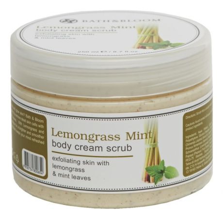 Скраб для тела Lemongrass Mint Body Cream Scrub 250мл (лемонграсс и мята)