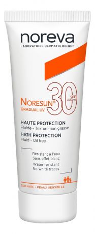 Солнцезащитный флюид для лица Noresun Gradual UV High Protection Fluid SPF30 40мл