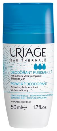 Роликовый дезодорант тройной силы Eau Thermale Deodorant Puissance3: Дезодорант 50мл