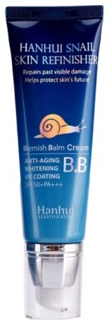 BB крем для лица с муцином улитки Hanhui Snail Skin Refinisher Cream SPF50+ PA+++ 50мл