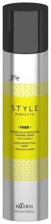 Защитный лак для волос сильной фиксации Style Perfetto Fixer Strong Hold Protective Finishing Spray 400мл: Лак 400мл