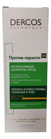 Шампунь против перхоти для сухих волос и кожи головы Dercos Anti-Dandruff 200мл: Шампунь-уход 200мл