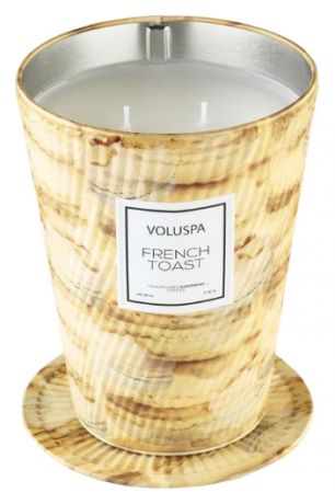 Ароматическая свеча French Toast: свеча в металлическом ведерке с 2 фитилями 737г