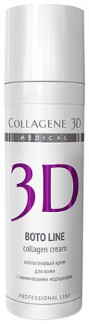 Коллагеновый крем для кожи лица с мимическими морщинами Boto Line Collagen Cream Professional Line: Крем 150мл