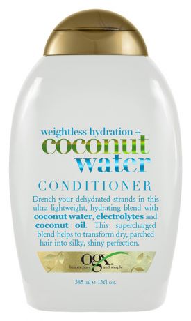 Кондиционер для волос с кокосовым маслом Weightless Hydration+ Coconut Water Conditioner 385мл