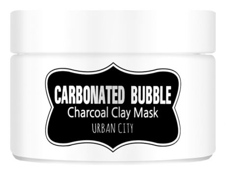 Маска для лица пенно-глиняная с угольным порошком Urban City Carbonated Bubble Charcoal Clay Mask 100мл