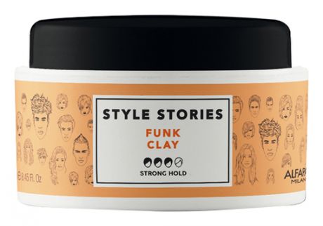 Восковая помада для волос с экстремально-глянцевым эффектом Style Stories Funk Clay 100мл