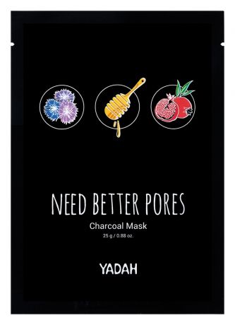 Тканевая маска для лица Need Better Pores Charcoal Mask 25г