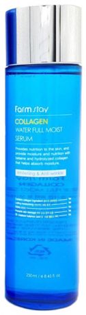 Сыворотка для лица с коллагеном Collagen Water Full Moist Serum 250мл