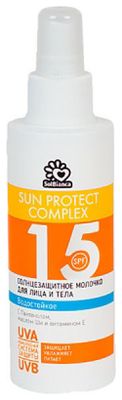 Солнцезащитное молочко для лица и тела Sun Protect Complex SPF15 150мл