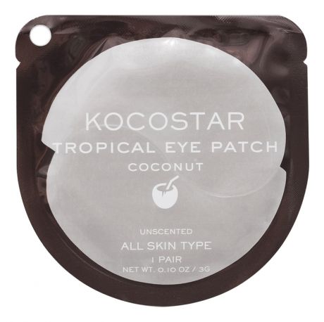 Гидрогелевые патчи для глаз с экстрактом кокоса Tropical Eye Patch Coconut: Патчи 1шт