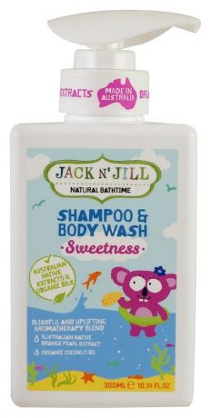 Шампунь и гель для душа Natural Bath Time Sweetness Shampoo & Body Wash 300мл (сладкий)