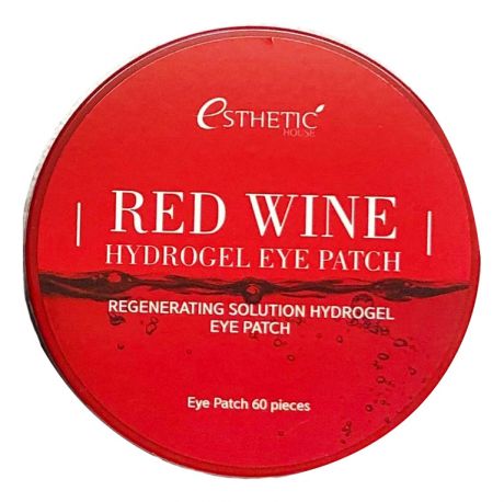 Гидрогелевые патчи для кожи вокруг глаз с экстрактом красного вина Red Wine Hydrogel Eye Patch 60шт