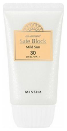 Солнцезащитный крем для тела All Around Safe Block Mild Sun SPF30 PA++ 50мл