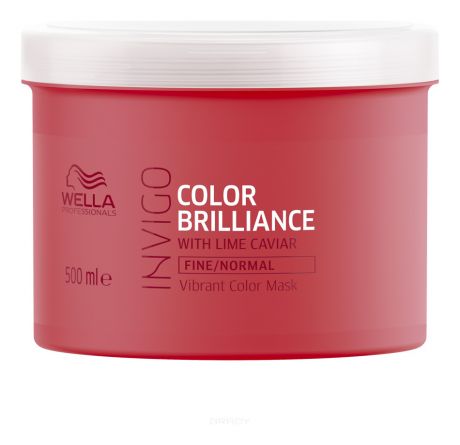 Маска-уход для защиты цвета окрашенных нормальных и тонких волос Invigo Color Brilliance Normal: Маска-уход 500мл