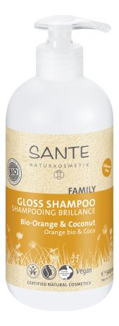 Шампунь для блеска волос Bio Orange & Coconut Gloss Shampoo 500мл: Шампунь 50мл