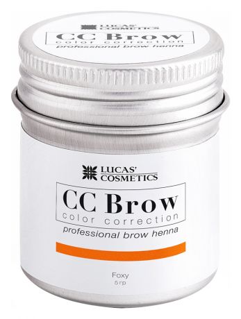Хна для окрашивания бровей CC Brow Color Correction Professional Brow Henna Foxy: Хна 5г