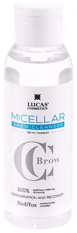 Мицеллярная вода для бровей Micellar Brow Cleanser By CC Brow 100мл