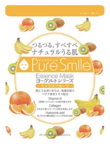 Маска для лица на йогуртовой основе с фруктами Pure Smile Essence Mask Yogurt Series 30г