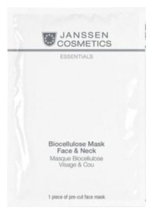 Увлажняющая лифтинг-маска с экстрактом голубики для лица и шеи Biocellulose Mask Face & Neck 1шт