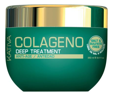 Интенсивный коллагеновый уход для волос Colageno Anti-Age Deep Treatment 250мл: Уход для волос 250мл
