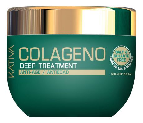 Интенсивный коллагеновый уход для волос Colageno Anti-Age Deep Treatment 500мл: Уход для волос 500мл