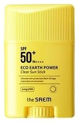 Стик солнцезащитный Eco Earth Power Clear Sun Stick SPF50+ PA++++: Стик 22г
