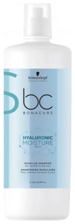 Мицеллярный шампунь для волос BC Hyaluronic Moisture Kick: Шампунь 1000мл