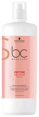 Мицеллярный шампунь для волос BC Peptide Repair Rescue Micellar Shampoo: Шампунь 1000мл