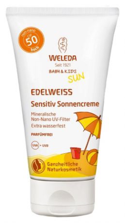 Солнцезащитный крем для младенцев и детей Edelweiss Sensetiv Sun Cream SPF50 50мл
