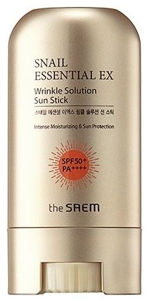 Стик для лица антивозрастной солнцезащитный Snail Essential EX Wrinkle Solution Sun Stick SPF50+ PA++++ 16г