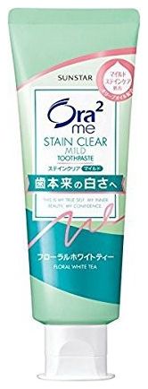 Зубная паста отбеливающая Ora2 Me Stain Clear Mild Toothpaste 130мл (чай с жасмином)