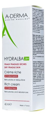 Легкий увлажняющий крем для лица Hydralba 24H Light Hydrating Cream 40мл
