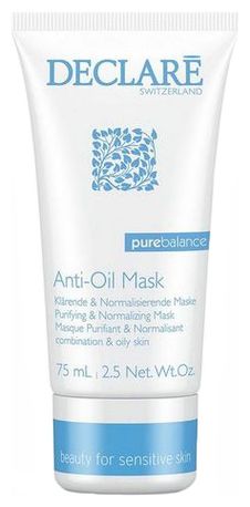 Маска для жирной и проблемной кожи лица Pure Balance Anti-Oil Mask 75мл