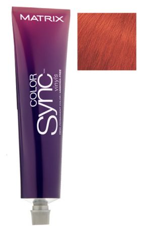 Крем-краска для волос Color Sync Vinyls 90мл: Розовый медный