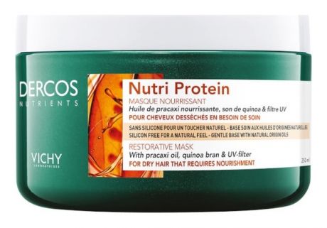 Восстанавливающая маска с протеином Dercos Nutrients Nutri Protein Mask 250мл