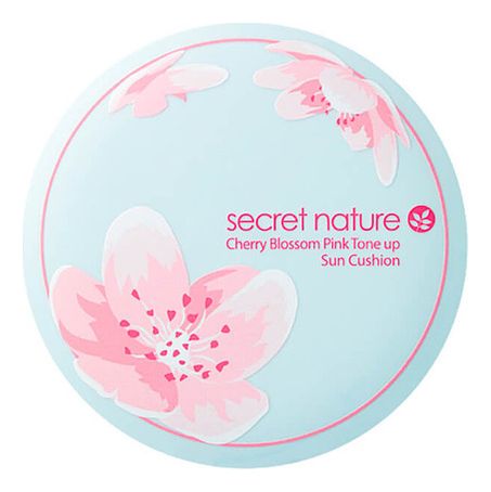 Тональная основа-кушон с экстрактом цветка вишни Cherry Blossom Pink Tone Up Sun Cushion SPF50+ PA++++ 20г
