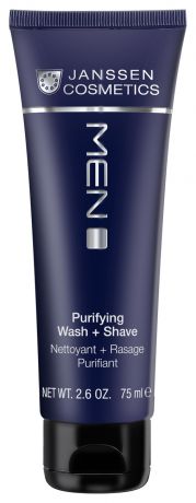 Нежный крем для умывания и бритья Men Purifying Wash & Shave 75мл