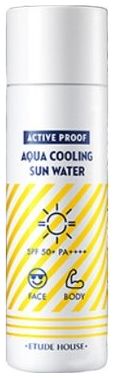 Охлаждающая солнцезащитная вода Active Proof Aqua Cooling Sun Water SPF50+ PA++++ 50мл